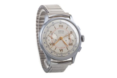 Lot 867 - A GENTLEMAN'S DOGMA PRIMA STAINLESS STEEL MANUAL WIND WRIST WATCH