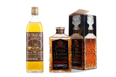 Lot 183 - WHITE HEATHER 15 YEAR OLD 75CL AND TE BHEAG UISGE BEATHA 75CL