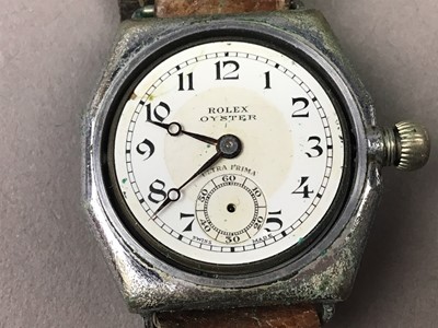 Lot 203 - A ROLEX OYSTER ULTRA PRIMA AND A TUDOR OYSTER WRIST WATCH