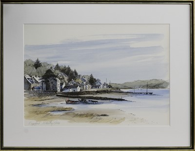 Lot 124 - KIPPFORD, AN INK & WATERCOLOUR BY DOROTHY BRUCE
