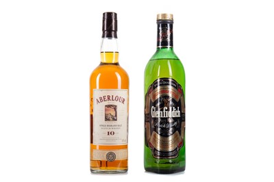 Lot 192 - ABERLOUR 10 YEAR OLD AND GLENFIDDICH SPECIAL OLD RESERVE 75CL