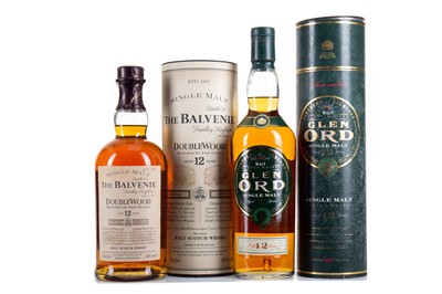 Lot 197 - GLEN ORD 12 YEAR OLD AND BALVENIE 12 YEAR OLD DOUBLEWOOD