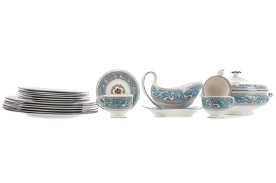 Lot 779 - A WEDGWOOD FLORENTINE DINNER AND TEA SERVICE