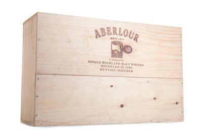 Lot 210 - A CASE OF 12 ABERLOUR 1989 MILLENNIUM EDITIONS