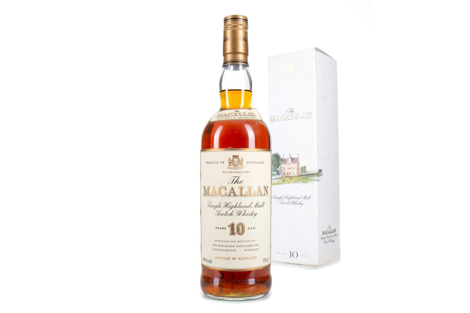 Lot 228 - MACALLAN 10 YEAR OLD 1980S 75CL