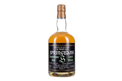 Lot 232 - SPRINGBANK 1973 18 YEAR OLD CADENHEAD'S