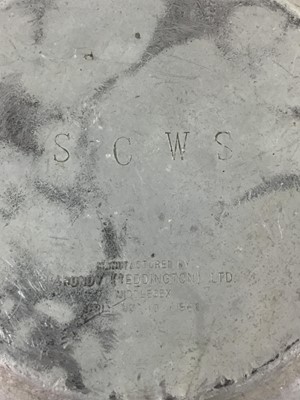 Lot 250 - A LARGE MILK CHURN