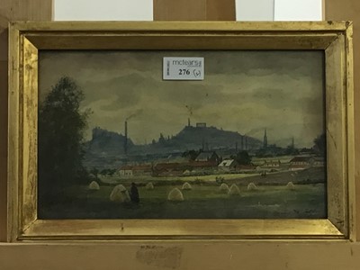 Lot 66 - A WATERCOLOUR DRAWING OF EDINBURGH BY H. M. TELFOR AND ANOTHER