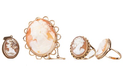 Lot 502 - A COLLECTION OF CAMEO ITEMS