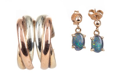 Lot 512 - TWO PAIRS OF EARRINGS
