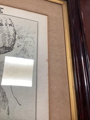 Lot 26 - COMIC MAP OF EUROPE, LATE 19TH CENTURY CARICATURE