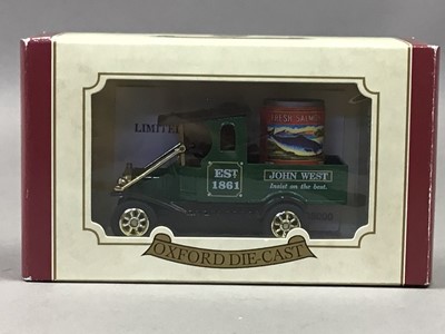 Lot 286 - THIRTEEN OXFORD DIE-CAST MODEL VEHICLES, ALONG WITH A DOLL