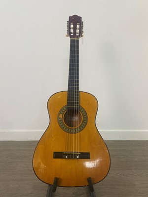 Lot 75 - AN ACOUSTIC GUITAR AND TWO CHILD'S GUITARS