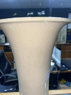 Lot 1060 - A TALL CHINESE TURQUOISE GLAZED BOTTLE VASE