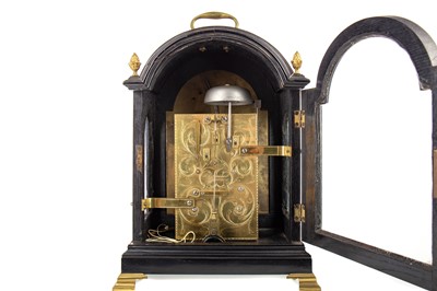 Lot 634 - A GOOD GEORGE III BRACKET CLOCK BY JOHN CARMICHAEL OF GREENOCK
