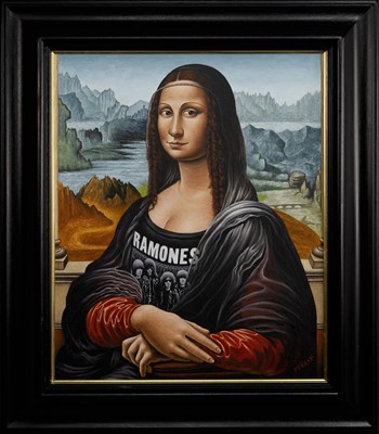 Lot 249 - RAMONA LISA, AN OIL BY GRAHAM MCKEAN