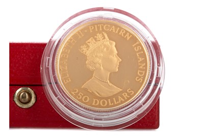 Lot 2 - THE PITCAIRN ISLANDS 150TH ANNIVERSARY OF THE CONSTITUTION $250 GOLD PROOF COMMEMORATIVE COIN