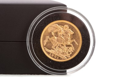 Lot 11 - A VICTORIA GOLD SOVEREIGN DATED 1901