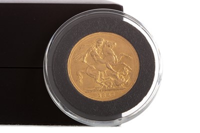 Lot 13 - A VICTORIA GOLD SOVEREIGN DATED 1887