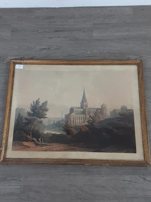 Lot 475 - GLASGOW CATHEDRAL, AN EARLY 19TH CENTURY PRINT