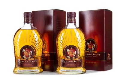 Lot 243 - 2 BOTTLES OF QUEEN OF SCOTS 15 YEAR OLD