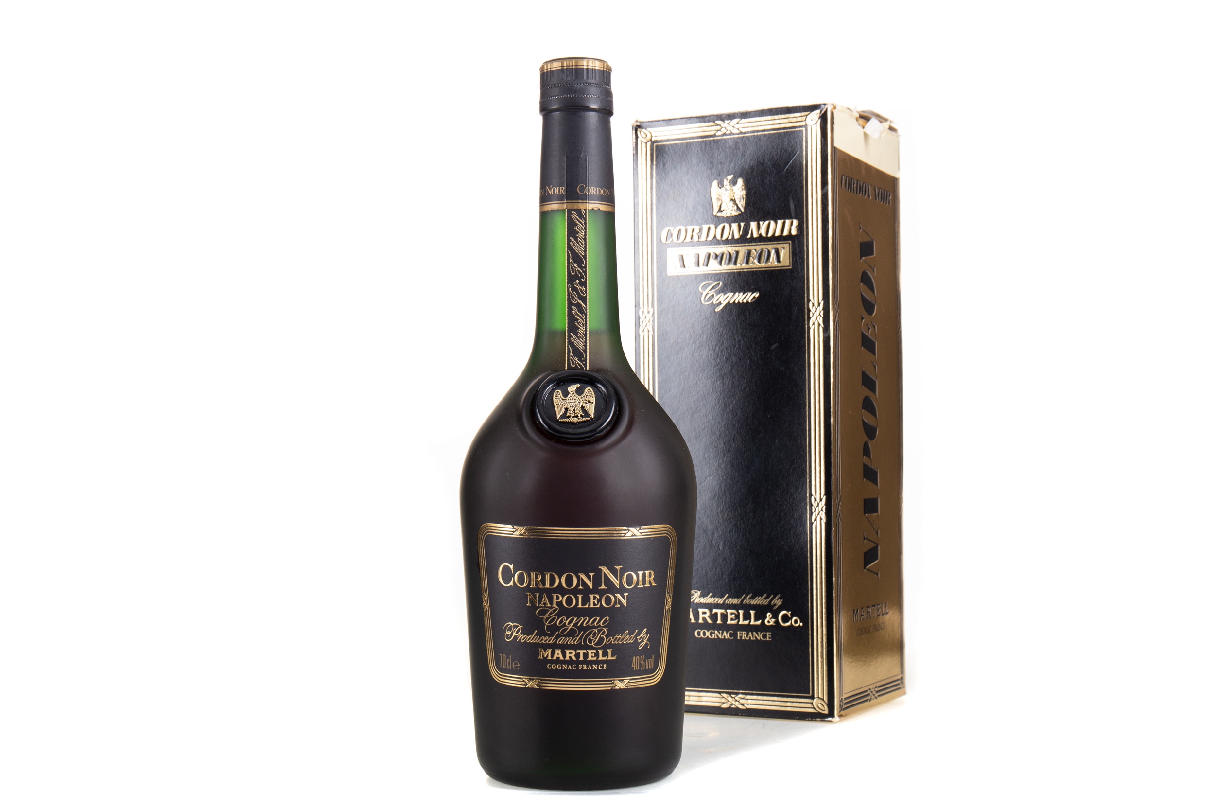 Lot 253 - MARTELL CORDON NOIR NAPOLEON COGNAC