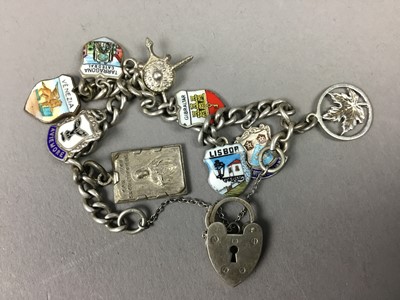 Lot 494 - GROUP OF SILVER AND OTHER JEWELLERY