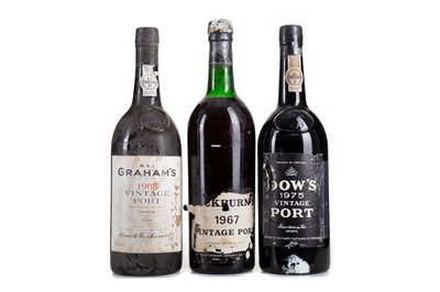 Lot 266 - 3 BOTTLES OF PORT - COCKBURN'S 1967, DOW'S 1975 AND GRAHAM'S 1985