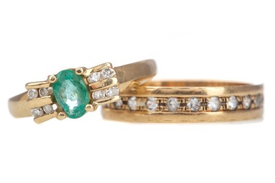 Lot 1108 - TWO GOLD RINGS