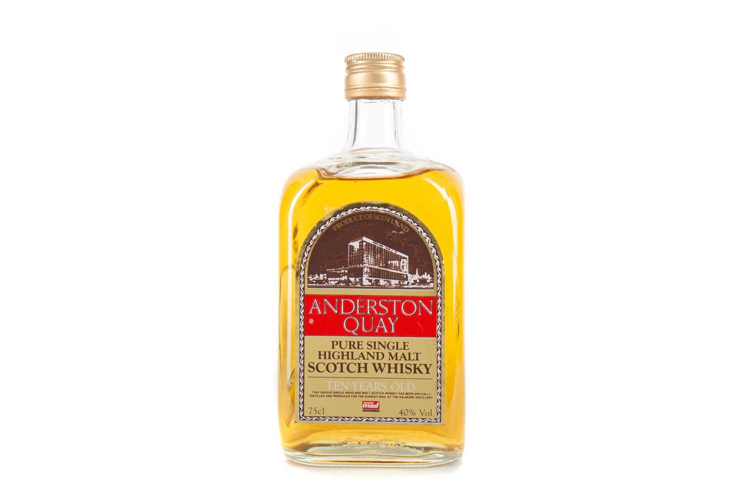 Lot 10 - DALMORE 10 YEAR OLD ANDERSTON QUAY 75CL