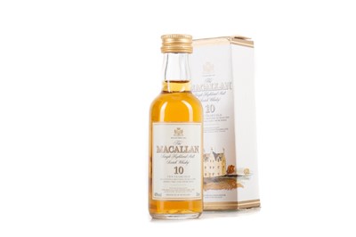 Lot 16 - MACALLAN 10 YEAR OLD MINIATURE