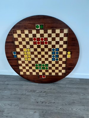 Lot 454 - A MODERN GAMES TABLE