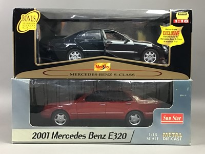 Lot 1030 - MERCEDES-BENZ 1:18 SCALE MODELS