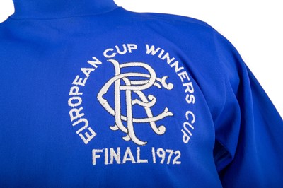 Lot 1530 - THE MOST IMPORTANT RANGERS FC SHIRT TO COME TO AUCTION - ALFIE CONN'S EUROPEAN CUP WINNERS CUP SHIRT