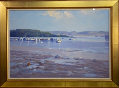 Lot 282 - TARBERT, LOCH FYNE, AN OIL BY HELEN M TURNER