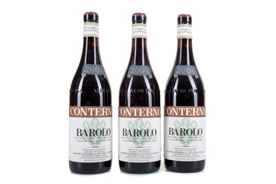 Lot 5 - 3 BOTTLES OF CONTERNO 2004 FRANCIA BAROLO 75CL