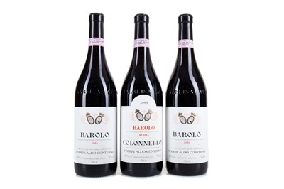 Lot 13 - 3 BOTTLES OF PODERI ALDO CONTERNO 2004 BAROLO 75CL