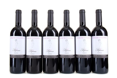 Lot 24 - 6 BOTTLES OF DOMENICO CLERICO PAJANA BAROLO 75CL - 2004 & 2005 VINTAGES