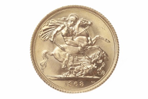 Lot 505 - GOLD SOVEREIGN DATED 1968
