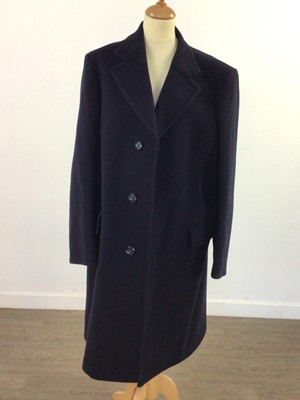 Lot 62 - A CROMBIE WOOL COAT AND TWO LADY'S VINTAGE BAGS