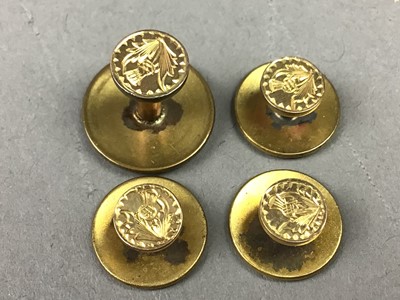 Lot 22 - TWO GROUPS OF SHIRT STUDS