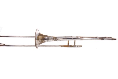 Lot 642 - A HAWKES & SON OF LONDON EXCELSIOR SONOROUS CLASS TROMBONE