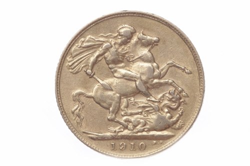 Lot 510 - GOLD SOVEREIGN DATED 1910
