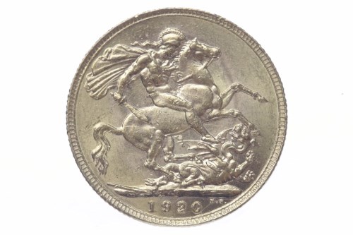 Lot 511 - GOLD SOVEREIGN DATED 1920