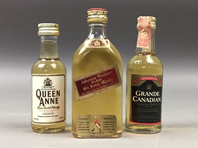 Lot 93 - 25 ASSORTED WHISKY MINIATURES - INCLUDING HAIG'S GOLD LABEL 70° PROOF