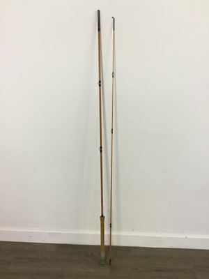 Lot 30 - A COLLECTION OF ELEVEN FISHING RODS