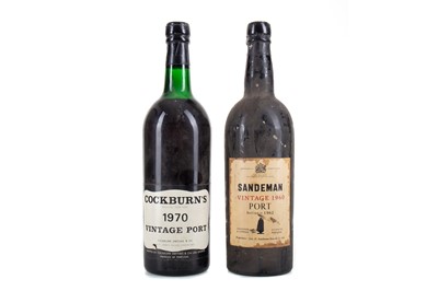 Lot 35 - 2 BOTTLES OF PORT - SANDEMAN 1960 75CL AND COCKBURN'S 1970 75CL