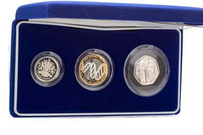 Lot 26 - THE 2003 SILVER PIEDFORT THREE COIN COLLECTION