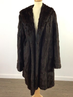 Lot 76 - FUR STOLE AND COAT