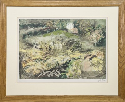 Lot 69 - LLANGLOFFAN, A SIGNED LIMITED EDITION PRINT BY JOHN PIPER